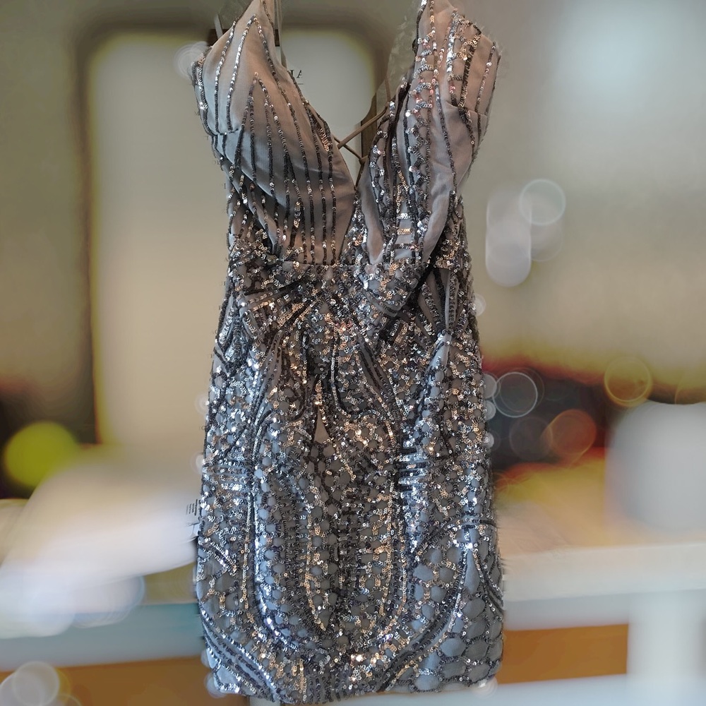 Sequence Party Dress